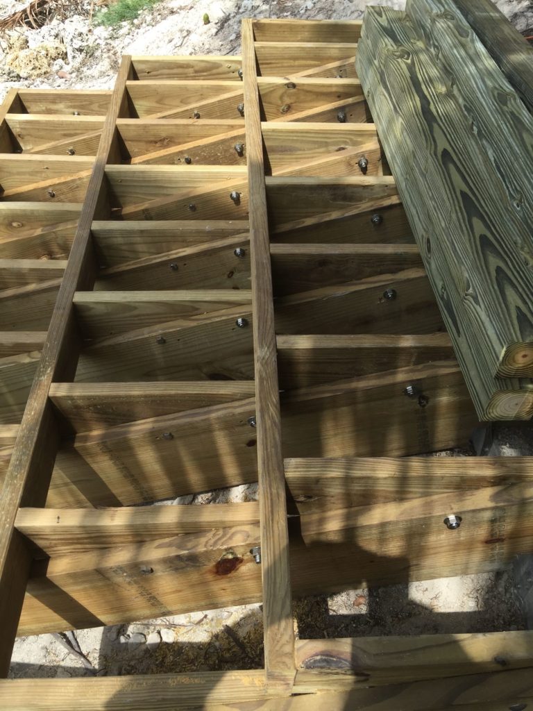 Hawks Cay Stairs Framing
